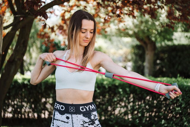 Cómo Fortalecer Brazos y Espalda con Gomas